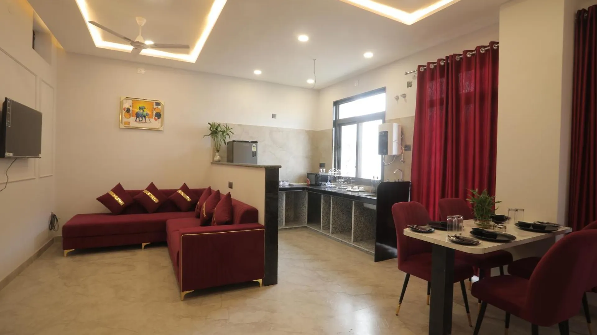 Earthen Bliss Luxury 2Bhk Apt With Balcony Udajpur